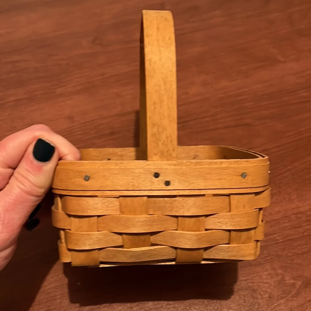 Vintage Longaberger 2003 Tarragon basket